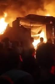تفاصيل 3 حرائق هائلة تضرب حلوان والمرج والسلام بمخزن دهانات ومحول كهرباء ومركب نيلي منذ قليل 2 3 حرائق هائلة