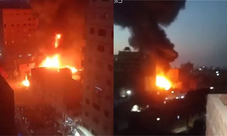 تفاصيل 3 حرائق هائلة تضرب حلوان والمرج والسلام بمخزن دهانات ومحول كهرباء ومركب نيلي منذ قليل 1 حرائق هائلة