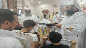 تدشين كنيسة القديسة العذراء والأنبا كاراس في ٦ أكتوبر على يد نيافة الأنبا دوماديوس 2 تدشين كنيسة العذراء و الأنبا كاراس