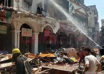 الحريق الهائل بالعتبة