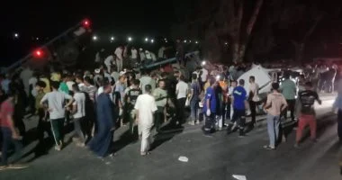 ارتفاع عدد الضحايا بـ واقعة طريق الفيوم القاهرة المأساوية ل7 مصابين و9 وفيات 3 واقعة طريق الفيوم القاهرة