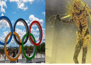 هجوم على حفل ختام أولمبياد باريس 2024 كائن الشر الذهبي يُثير الجدل والغضب 6 كائن الشر الذهبي يُثير الجدل فى حفل ختام أولمبياد باريس