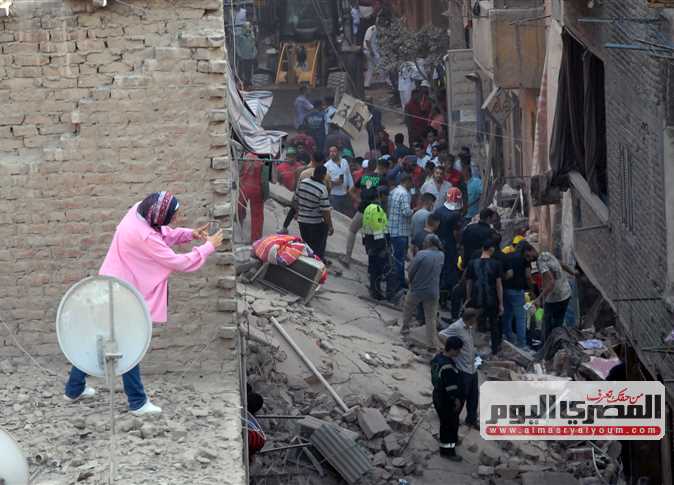 مأساة حادث انهيار عقار روض الفرج قصة أولى الضحايا كانت رايحة تشتري حاجة حلوة 2 انهيار عقار روض الفرج