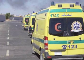 أول صور لحادث الطريق الصحراوي الشرقي وانباء عن وفاة 7 وإصابة 9 آخرين