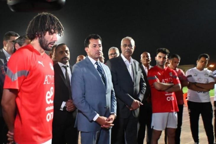 وزير الرياضة يساند المنتخب الأولمبي محدش يعايرهم دول رابع العالم 1 دعم الرياضة المصرية