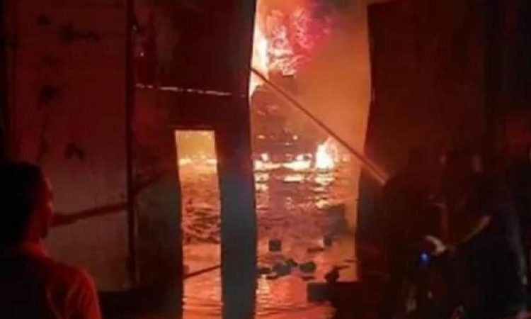 عاجل بالصور تفاصيل حريق كنيسة مارمينا الأميرية في بالقاهرة 1 حريق كنيسة مارمينا في الأميرية
