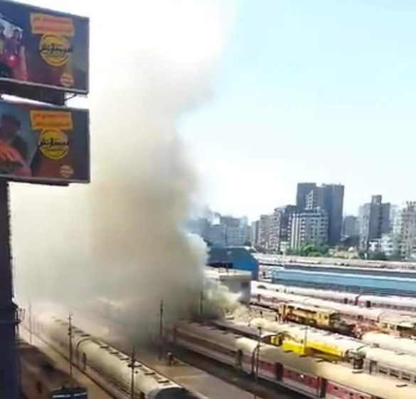 عاجل كشف حقيقة حريق قطار محطة مصر برمسيس 2 حقيقة حريق قطار محطة مصر برمسيس