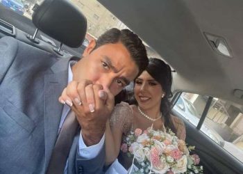 كلمات مؤثرة من خطيب مضيفة الطيران ريهام هشام