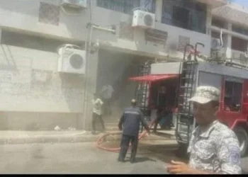 حريق مستشفى السادات