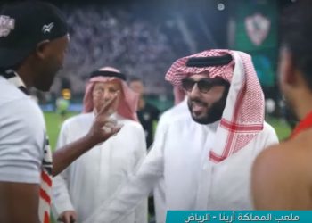 تركي آل الشيخ يفاجئ الطفل الزمالكاوي