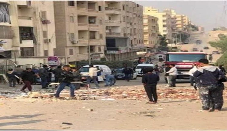 لجنة بمحافظة الجيزة تعاين عقار حدائق الأهرام وأجهزة الأمن تواصل جهودها لضبط المقاول 1 عقار حدائق الأهرام
