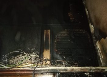 حريق مطرانية بني سويف