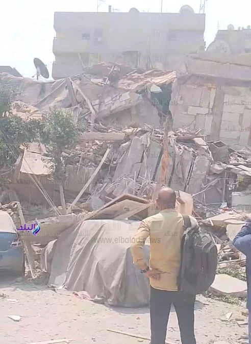 عاجل بالصور حاث انهيار عقار سكني في مصر الجديدة و إجراء سريع من محافظ القاهرة 2 انهيار عقار سكني في مصر الجديدة