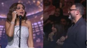 أكرم حسني يفاجئ أنغام في حفلها بجدة والفنانة توجه له رسالة 2 التعاون الفني بين أنغام وأكرم حسني