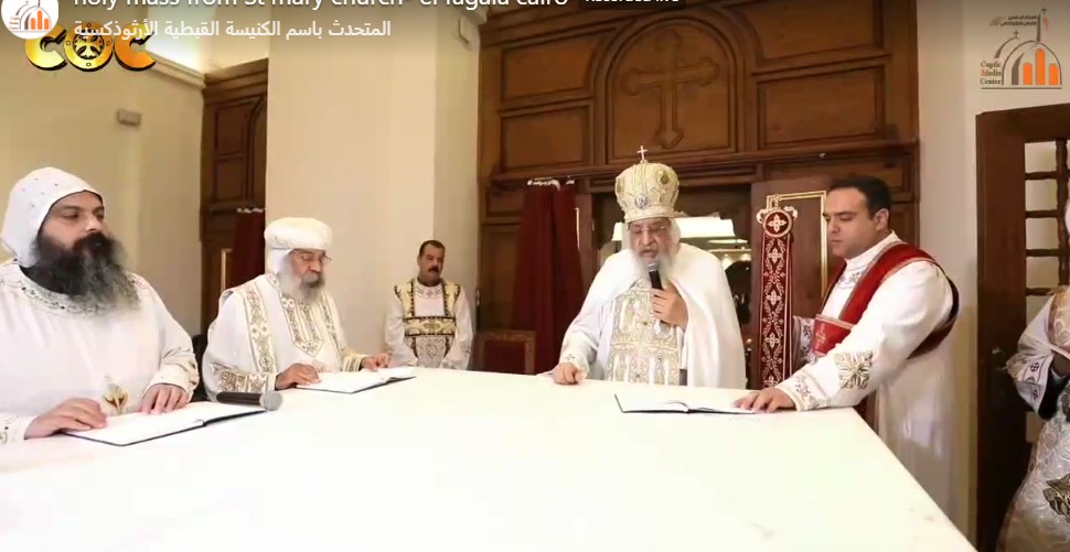بالصور البابا تواضروس الثاني يدشن كنيسة العذراء بالفجالة 3 البابا تواضروس الثاني يدشن كنيسة العذراء بالفجالة