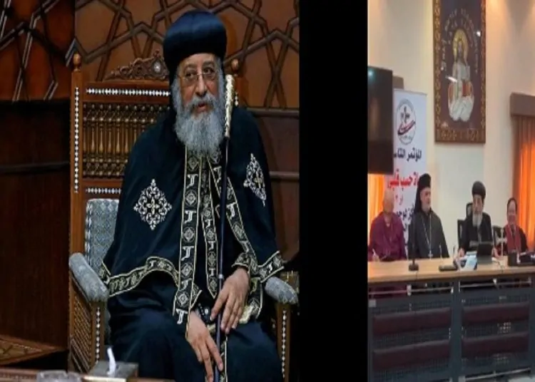 بالصور بدعوة من قداسة البابا تواضروس لجنة الكهنة والرعاة تزور المكتبة البابوية المركزية 1 2018 4 8 10 47 37 884 363