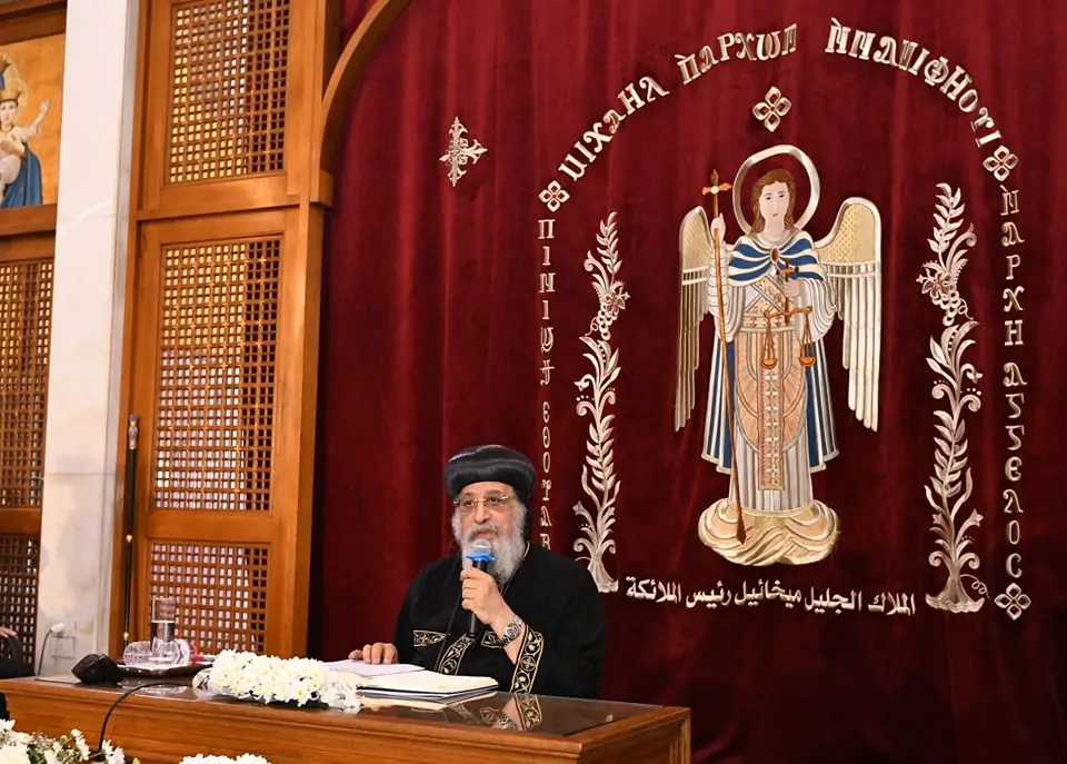 تعزية قداسة البابا تواضروس الثاني في واقعة أتوبيس جامعة الجلالة 3 البابا تواضروس الثاني يدعو للمصابين