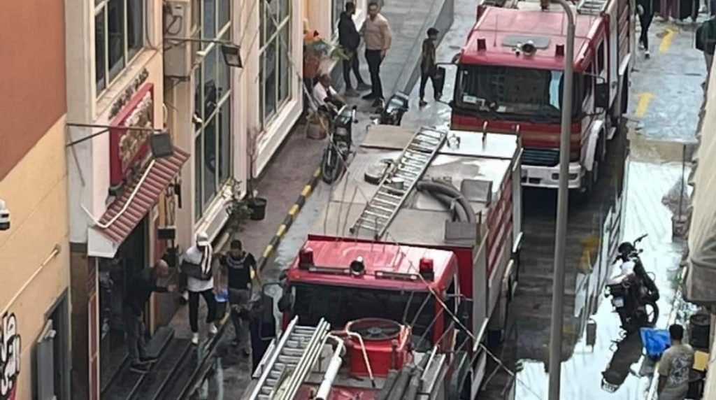 بالصور تفاصيل حريق مطعم صبحي كابر بشبرا وانباء عن اصابات 2 حريق مطعم صبحي كابر بشبرا