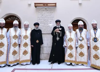 البابا تواضروس يدشين كنيسة العذراء بالفجالة