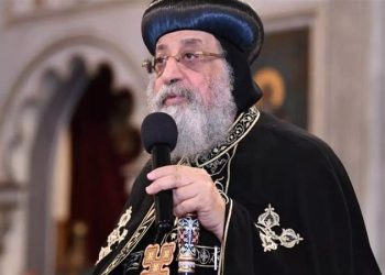 تعزية قداسة البابا تواضروس الثاني في واقعة أتوبيس جامعة الجلالة