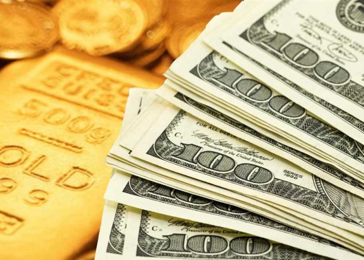 مفاجأة عن مصير أسعار الذهب والدولار الفترة المقبلة يكشفها خبير إقتصادي 1 dolar w gold