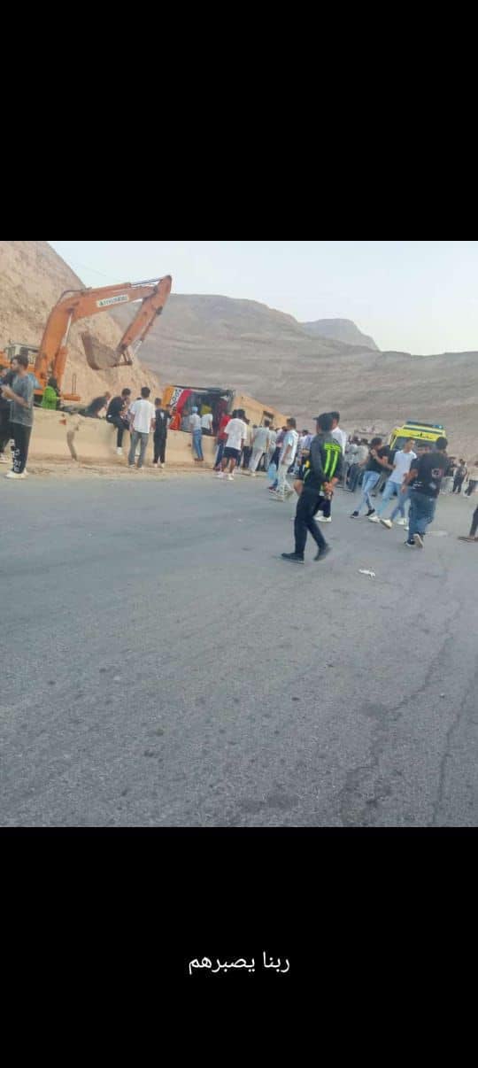 ارتفاع عدد ضحايا واقعة أتوبيس طلاب الجلالة ل 14 عقب وفاة احد الطلاب المصابين 3 واقعة أتوبيس طلاب الجلالة