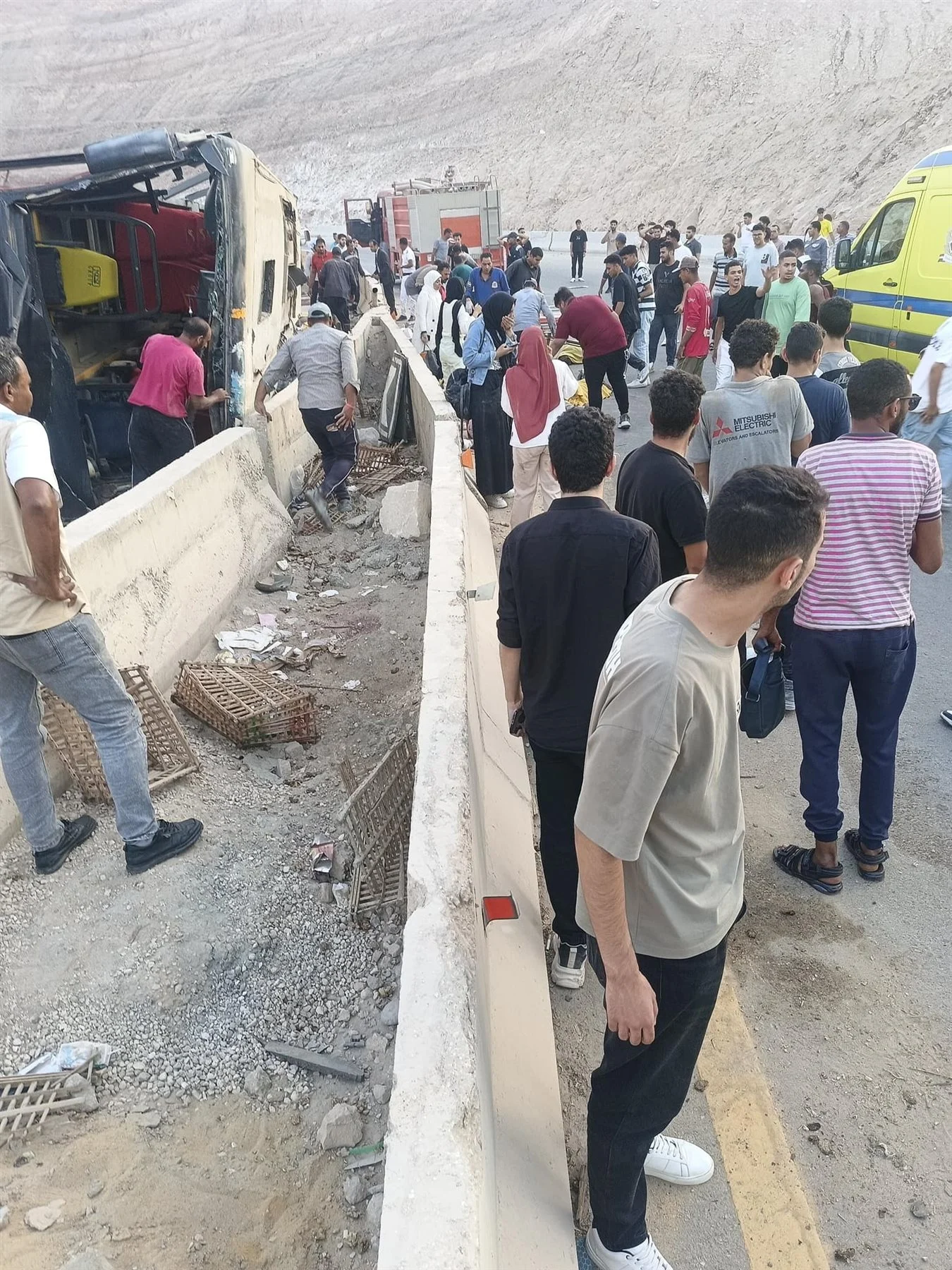 ارتفاع عدد ضحايا واقعة أتوبيس طلاب الجلالة ل 14 عقب وفاة احد الطلاب المصابين 4 واقعة الجلالة