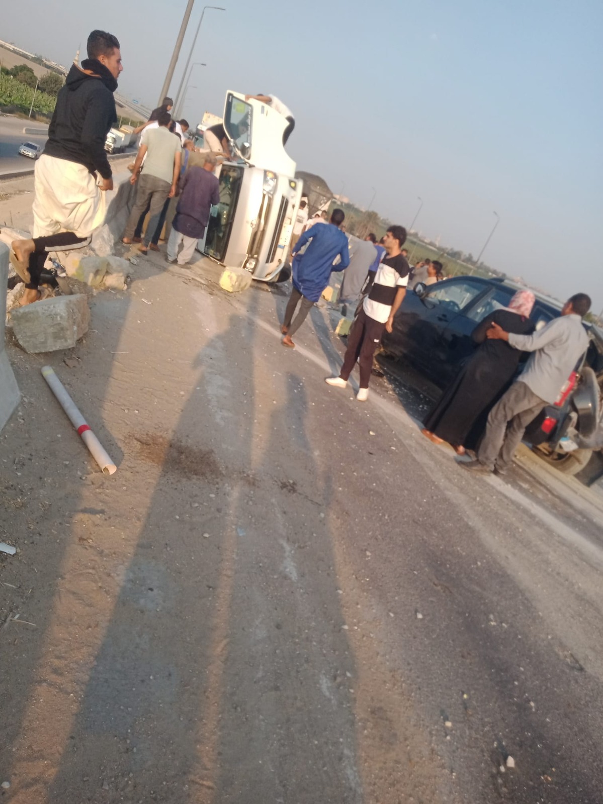 وصلوا ل 20 تفاصيل أرتفاع عدد مصابي واقعة تصادم السيارات على الطريق الإقليمي 2 واقعة تصادم السيارات على الطريق الإقليمي1