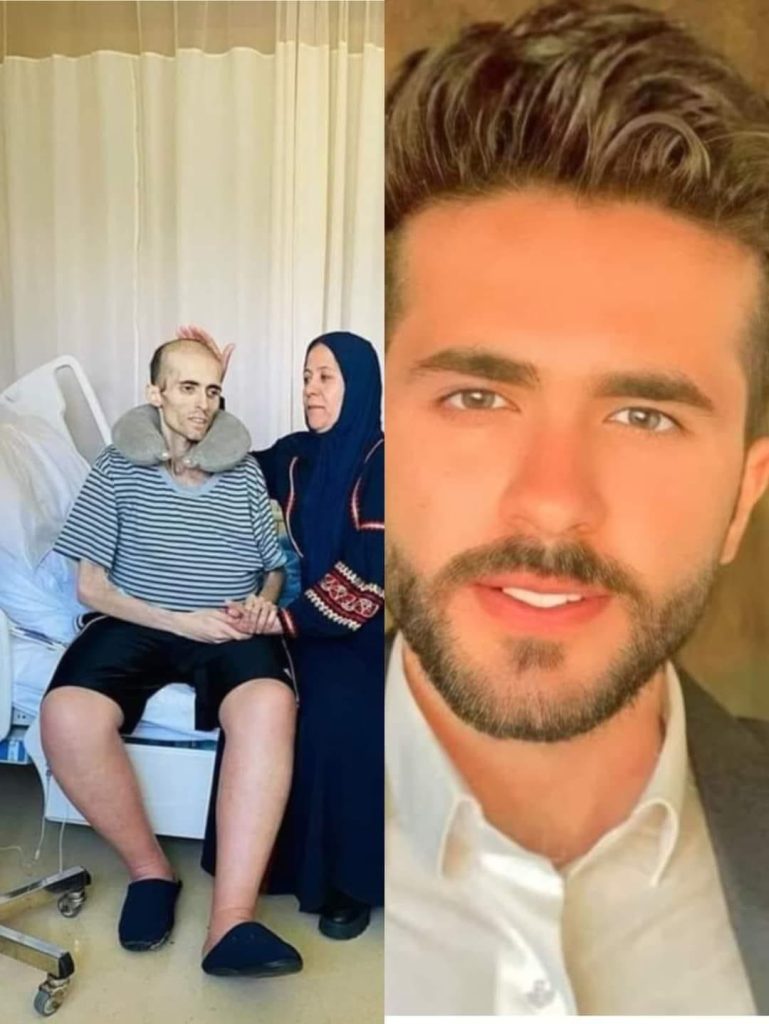 بالصور ملك جمال الأردن أيمن العلي على فراش المرض حالة من الذعر تزعج قلوب محبيه ادعوله بالشفاء 3 ملك جمال الأردن على فراش المرض مع والدته