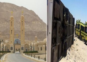 تفاصيل حادث اتوبيس دير الانبا انطونيوس الـ21 مصاب أغلبهم من السيدات والفتيات