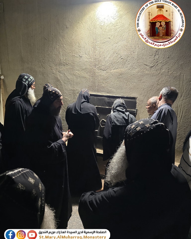 نياحة الراهب بستافروس من دير المحرق وقداسة البابا تواضروس الثاني ينعيه 2 مولده وترهبه في دير المحرق