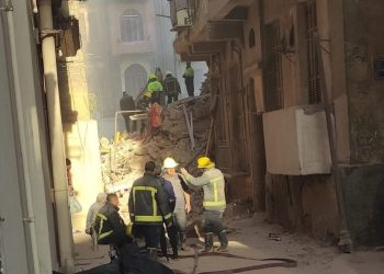 بالصور حادث انهيار عقار الوايلي اعرف حصيلة الوفيات والمصابين حتى الان