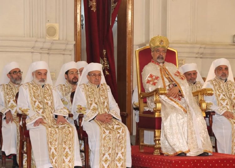 بالصور الأنبا إبراهيم إسحق بطريرك الأقباط الكاثوليك قداس عيد الميلاد المجيد 1 2018 4 8 10 47 37 884 688