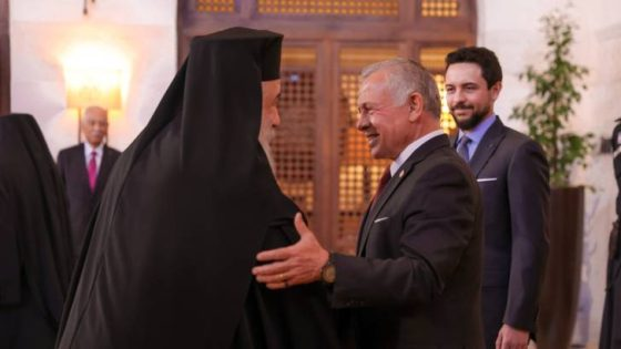 ملك الأردن يستقبل قيادات دينية مسيحية للتهنئة بأعياد الميلاد المجيدة 1 ملك الأردن يستقبل قيادات دينية مسيحية