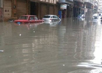 بالصور ماذا فعلت نوة رأس السنة بشوارع الإسكندرية انهيار عقارات وغرق الميادين