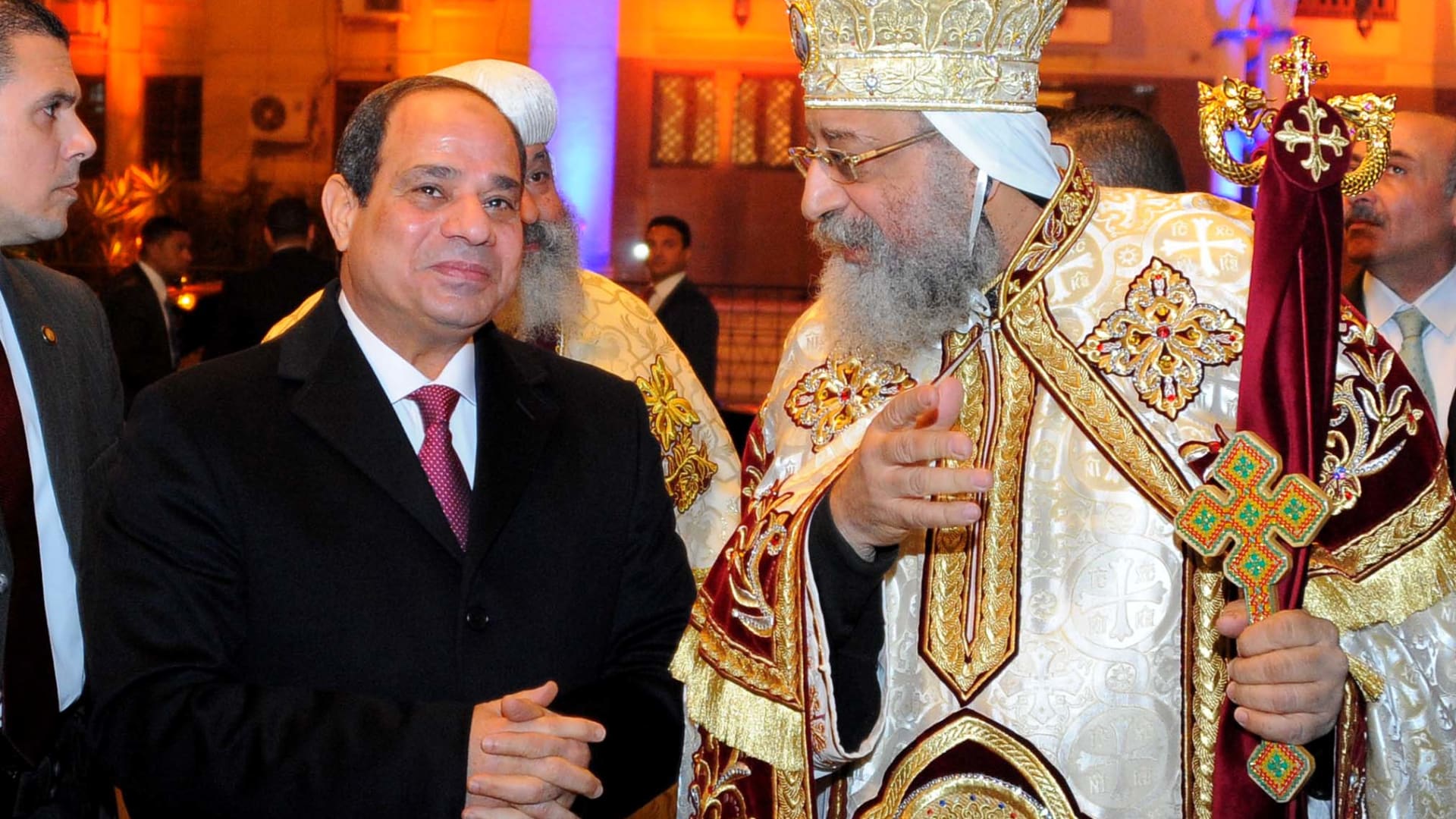قداسة البابا تواضروس يترأس قداس عيد الميلاد المجيد في العاصمة الإدارية الجديدة 6 يناير 2 البابا تواضروس