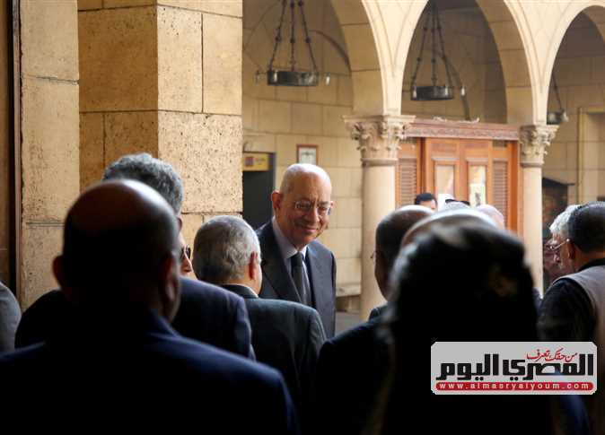 شاهد بالصور ظهور نادر لـ بطرس غالي و زكريا عزمي ومشاهد من جنازة ليا نادلر 4 download 12