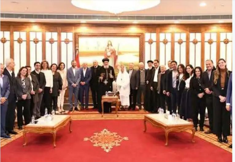 تفاصيل لقاء قداسة البابا تواضروس الثاني مع ماجي جبران رائدة العمل المجتمعي 4 البابا تواضروس الثاني يشيد بجهود ماجي جبران