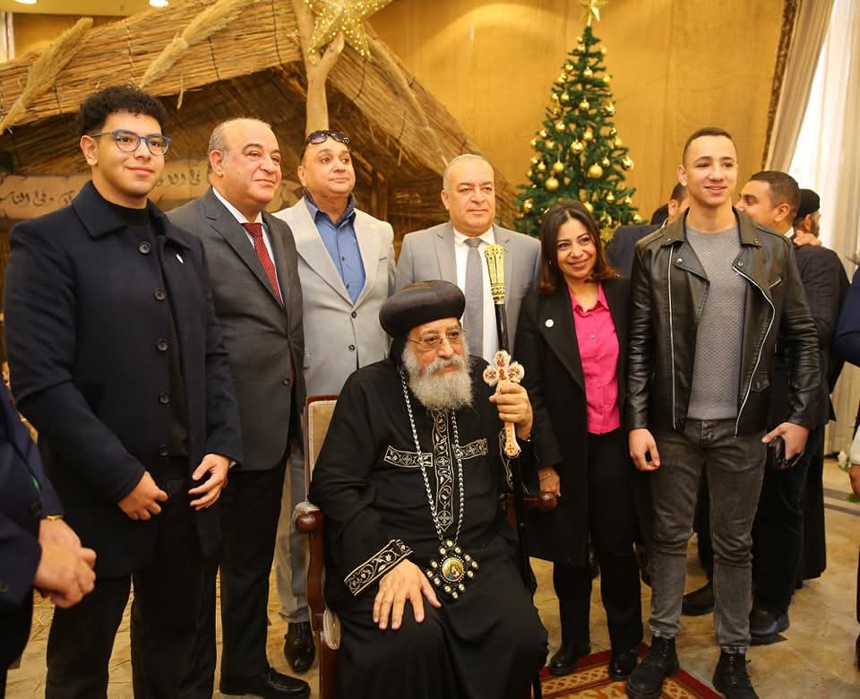 بالصور البابا تواضروس الثاني يستقبل مجموعة من الشخصيات العامة والكنسية لتقديم التهاني بمناسبة العيد 3 البابا تواضروس الثاني