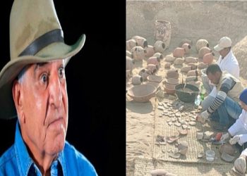 بالصور عالم الآثار الدكتور زاهي حواس يبهر العالم بكشف أثري جديد بمحافظة الأقصر