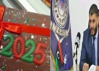 بالصور الحرس البلدي في ليبيا يمنع الاحتفالات بالكريسماس والعام الجديدو ينفذ حملة ميدانية ضد محال بيع الهدايا