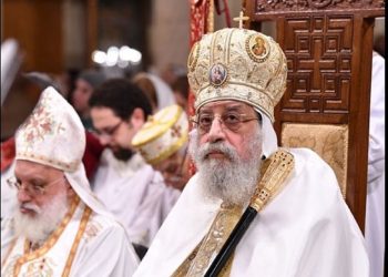 البابا تواضروس الثاني من الكاتدرائية بالإسكندرية يهنئ الأقباط بعيد الغطاس 11 البابا تواضروس الثاني