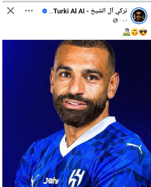 تفاصيل توقيع محمد صلاح مع نادي الهلال السعودي رقم خيالي أسبوعيا لمدة 6 أشهر وتركي آل الشيخ يثير الجدل بصورة 5 تفاصيل توقيع محمد صلاح مع نادي الهلال