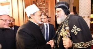 اليوم السبت الإمام الأكبر يزور الكاتدرائية المرقسية بالعباسبة لتهنئة المسيحيين بعيد الميلاد المجيد 2 المغارة في كنيسة المهد 5
