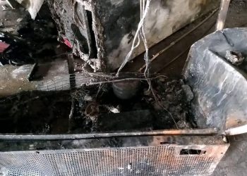 حريق دير الأنبا شنودة بسوهاج