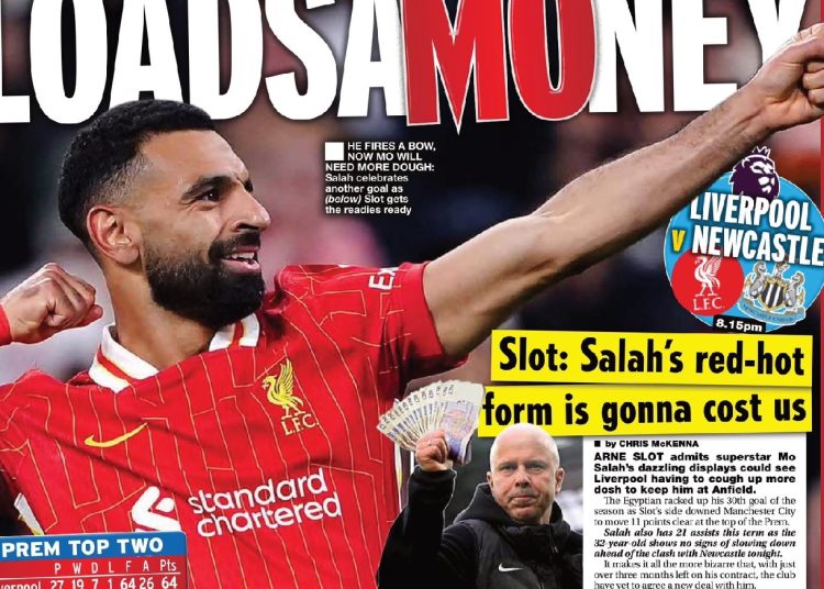 محمد صلاح يتصدر التريند والصحف الأجنبية عقب تصريحات سلوت المثيرة للجدل العارم 1 محمد صلاح يتصدر التريند عقب تصريحات سلوت