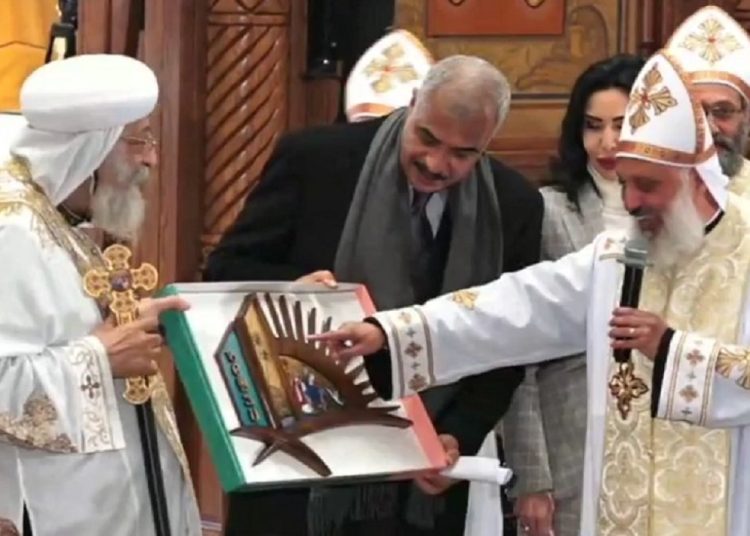 تعلمت الكثير من البابا تواضروس كلمة هشام طلعت مصطفى خلال تدشين كنيسة مدينتي 1 2018 4 8 10 47 37 884 250