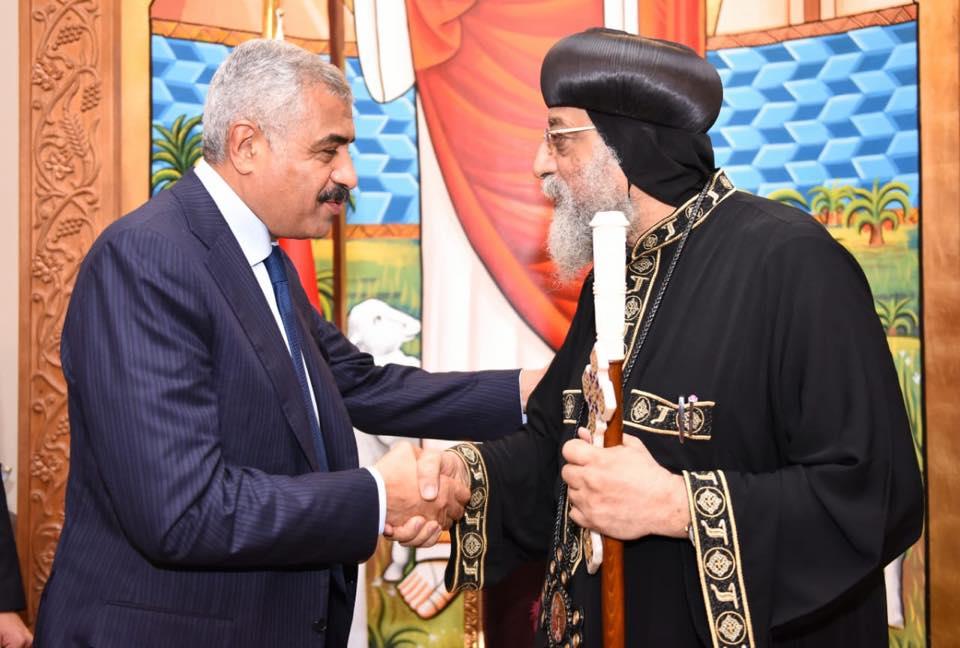 تعلمت الكثير من البابا تواضروس كلمة هشام طلعت مصطفى خلال تدشين كنيسة مدينتي 2 كلمة هشام طلعت مصطفى خلال تدشين كنيسة بمدينتي