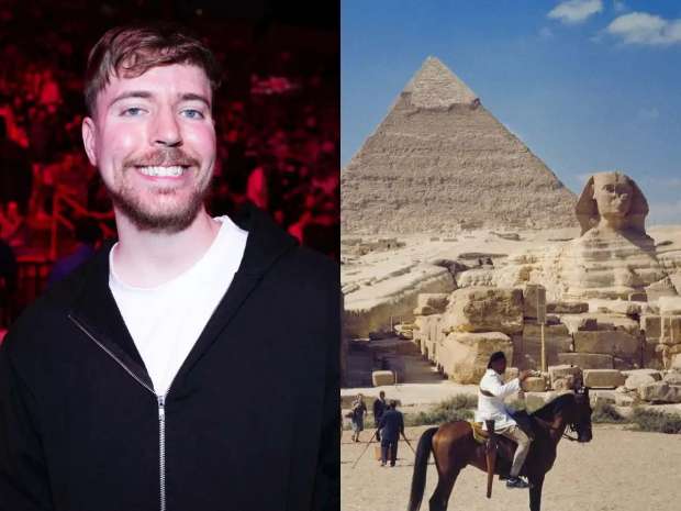 مبلغ ضخم مستر بيست كم دولار دفعها للتصوير بالأهرامات دخل أماكن لم يدخلها أحد قبله 2 مستر بيست داخل الهرم