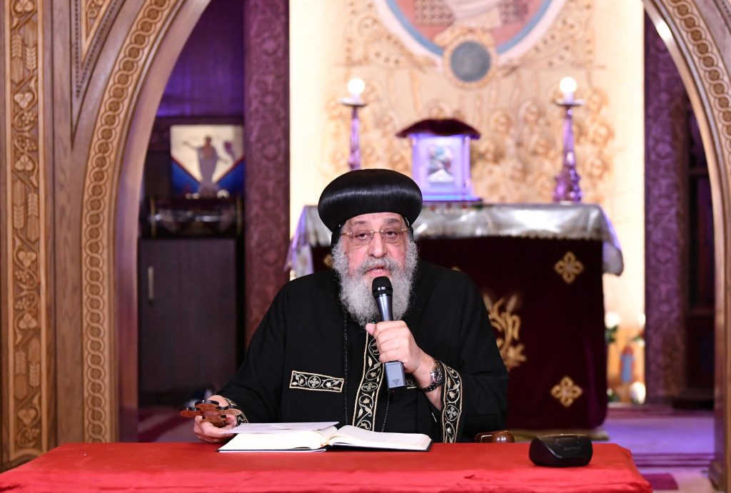 الدينونة قادمة البابا تواضروس الثاني الشر موجود في العالم ولن يدوم 4 البابا تواضروس الثاني